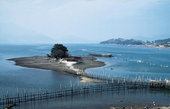 4景-昌善桥和原始渔业竹防帘